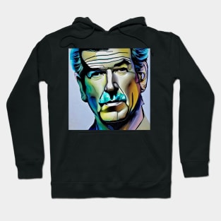 Face of Pierce Brosnan Hoodie